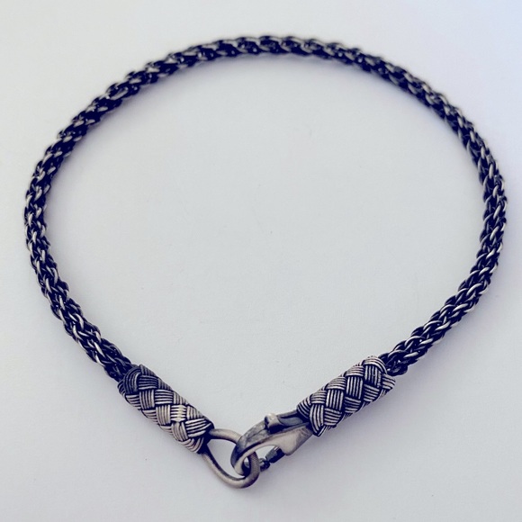 Unisex 925 silver 3mm wire bracelet - Picture 6 of 6